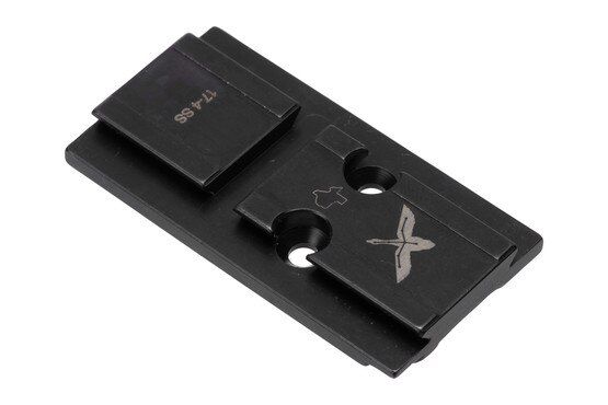 GLOCK MOS slide adapter plate, black.